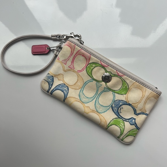 COACH Classic Y2K Multicolor Wristlet - Picture 2 of 7